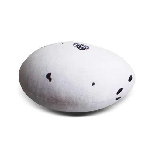 Plushie Realistic Quail Egg Pillow, 14" | 22 cm