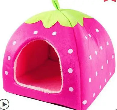Berry Plush Pet Bed – Four Colors - A Cozy Haven for Pets up to 8 kg