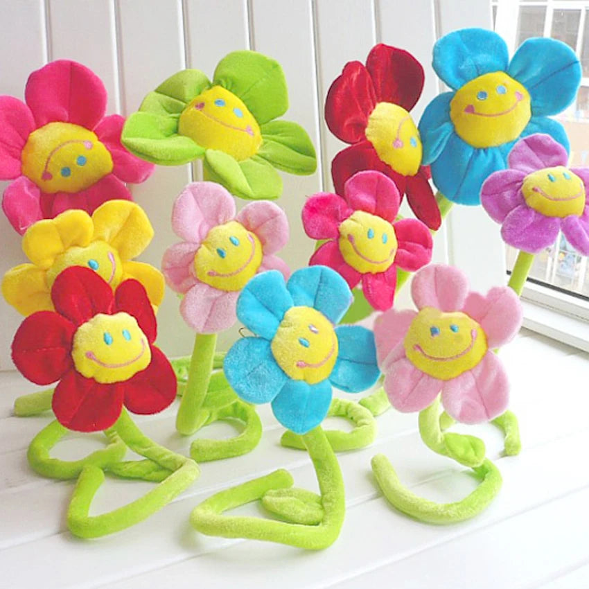 Plüsch Jumbo Stiel Cartoon Blumen, 12-34" | 30-85 cm
