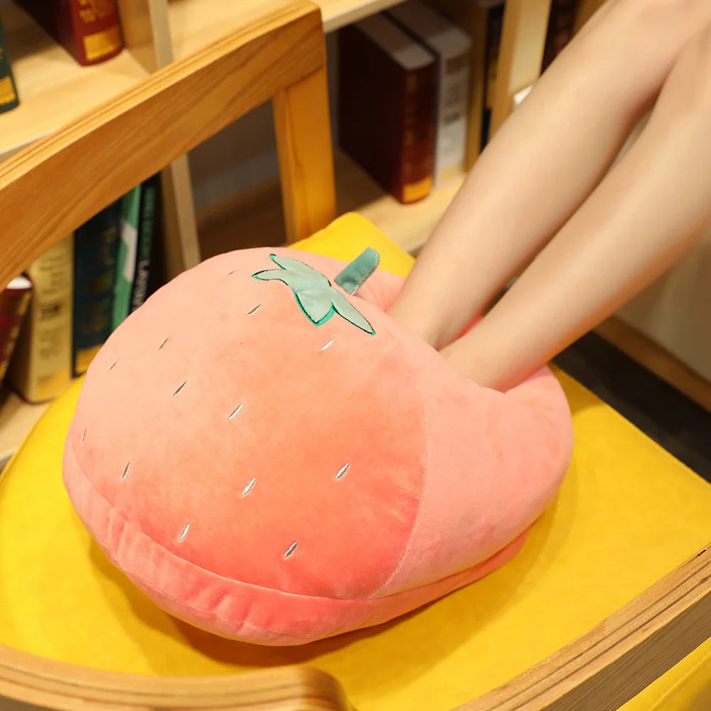 Cartoon Animal & Plant Floor Slippers | Cozy Oversized Foot Warmers