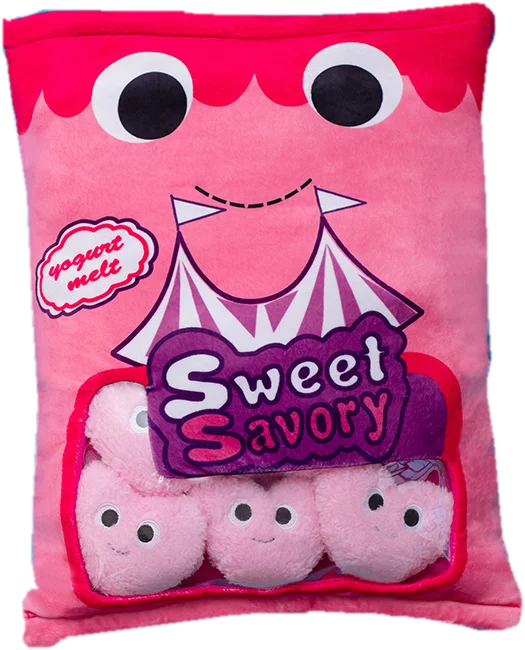 Snack Bag Pillow Plush Toy, Eight Styles, 16" | 40 cm