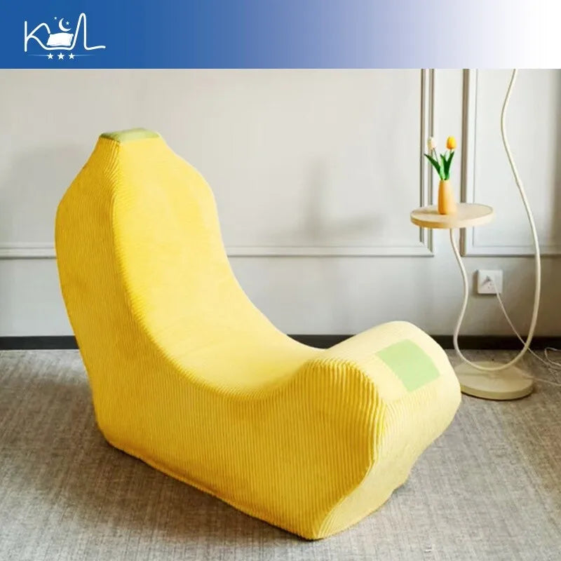 Huge Banana Shaped Lazy Sofa | Giant Fruit Bean Bag Chair