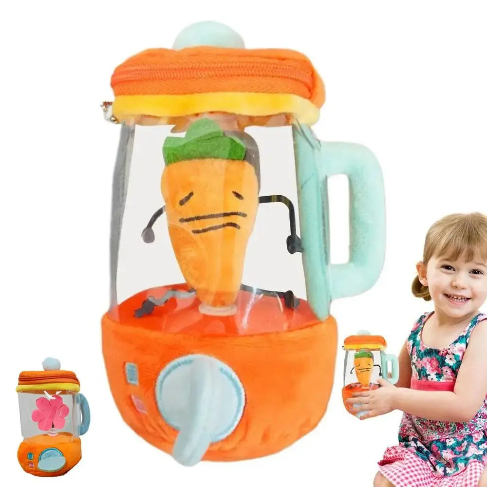 Giocattolo di peluche Blender con carota rotante