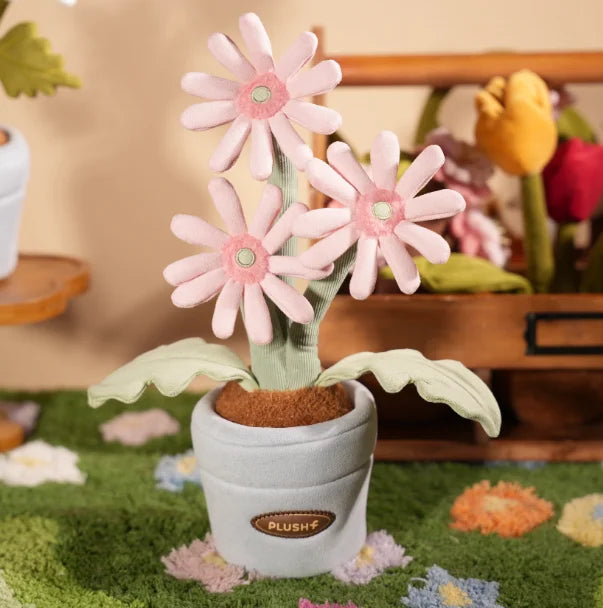 Kawaii Potted Plant Plushies – Flowers, Cacti & Fruit Trees, 6-8" | 14-20 cm