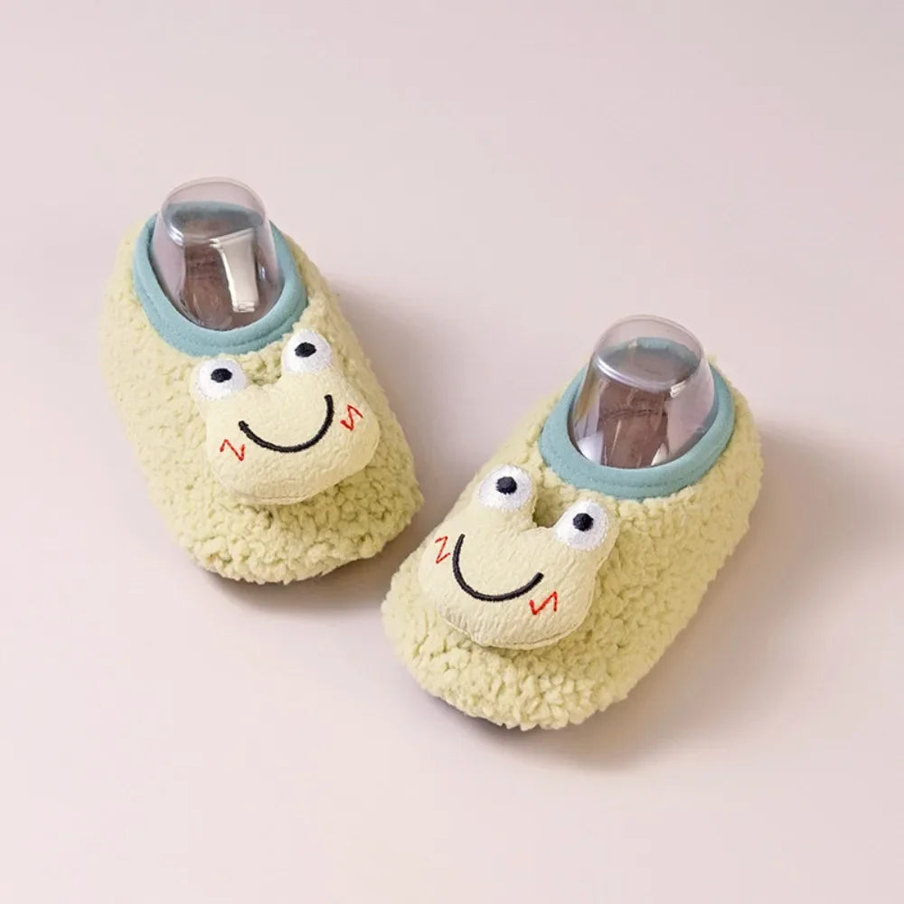 Cartoon Floor Slipper Socks for Toddlers – Anti-Slip Walking Shoes