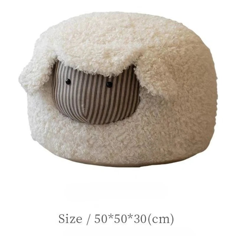 Living Room Fruit & Animal Ottoman | Food-Themed Decorative Footrest