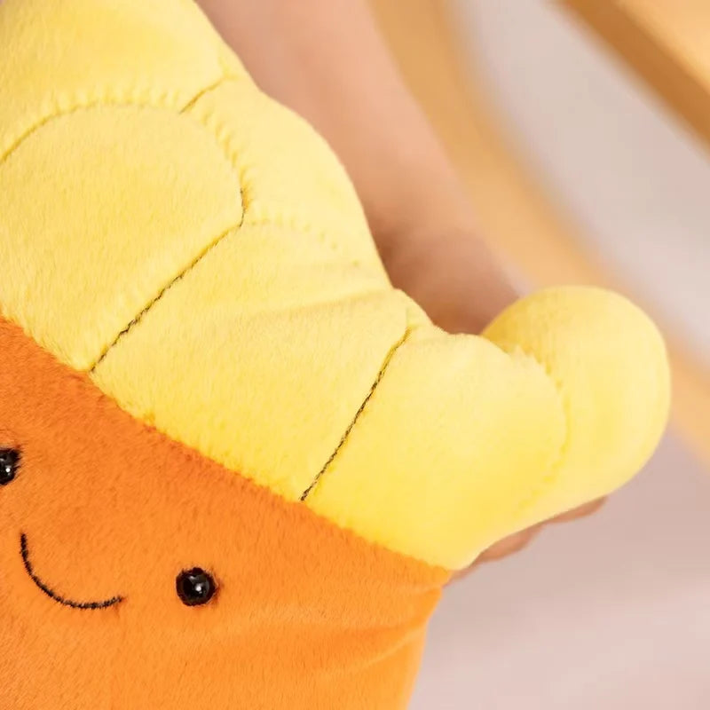 Kawaii Fast Food Plushies – Sandwich, Pizza, Taco & Fries, 8-11" | 20-28 cm