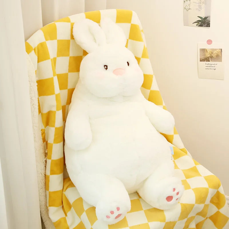 Giant Lazy Bunny Plush Doll – Soft Baby Sleep Pillow, Up to 24" | 60 cm