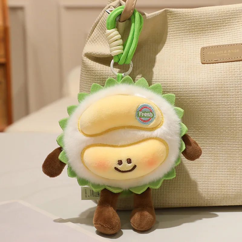 Kawaii Cartoon Fruit Plush Toy Series | Cute Durian, Kiwi & Banana Stuffed Animals