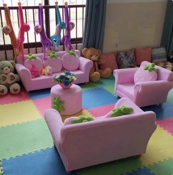 Strawberry Dream Children's Couch Set - Two Colors