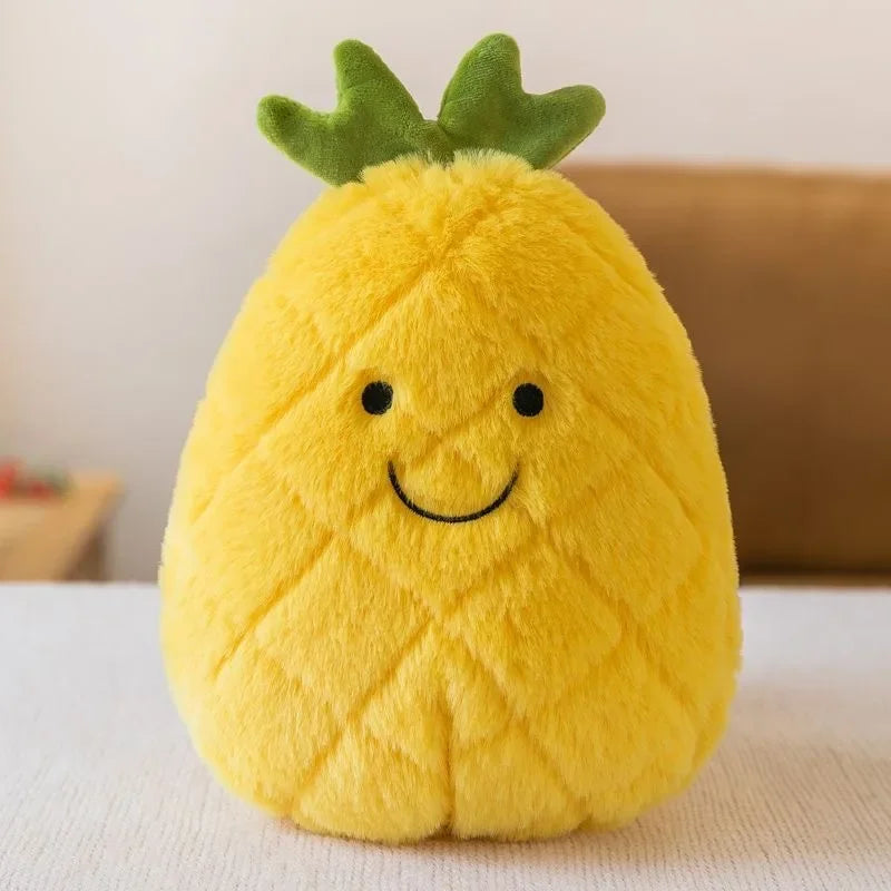 Frutta e Verdura Plushie Fuzzy, 9 Varietà, 6-11" | 16-28 centimetri