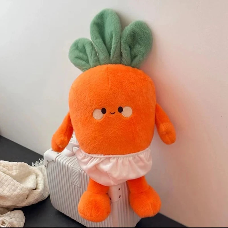 Kawaii Running Turnip Plush Toy, 16" | 40 cm