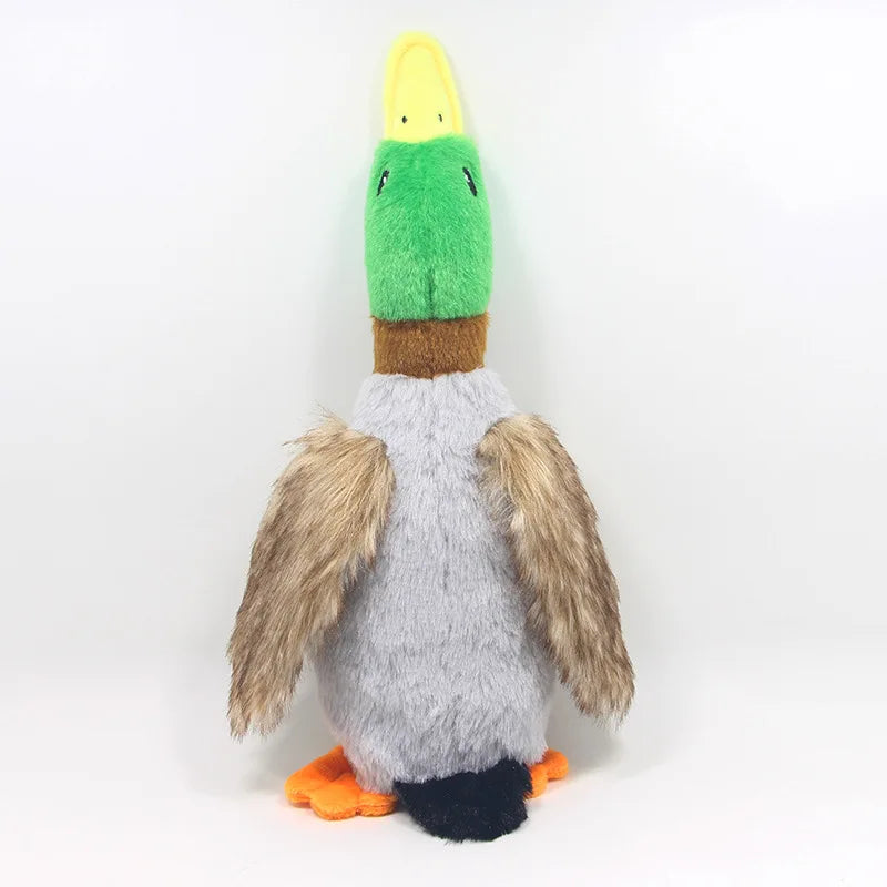 Jouet à mâcher en peluche canard colvert pour chien, 12-14" | 30-34 cm