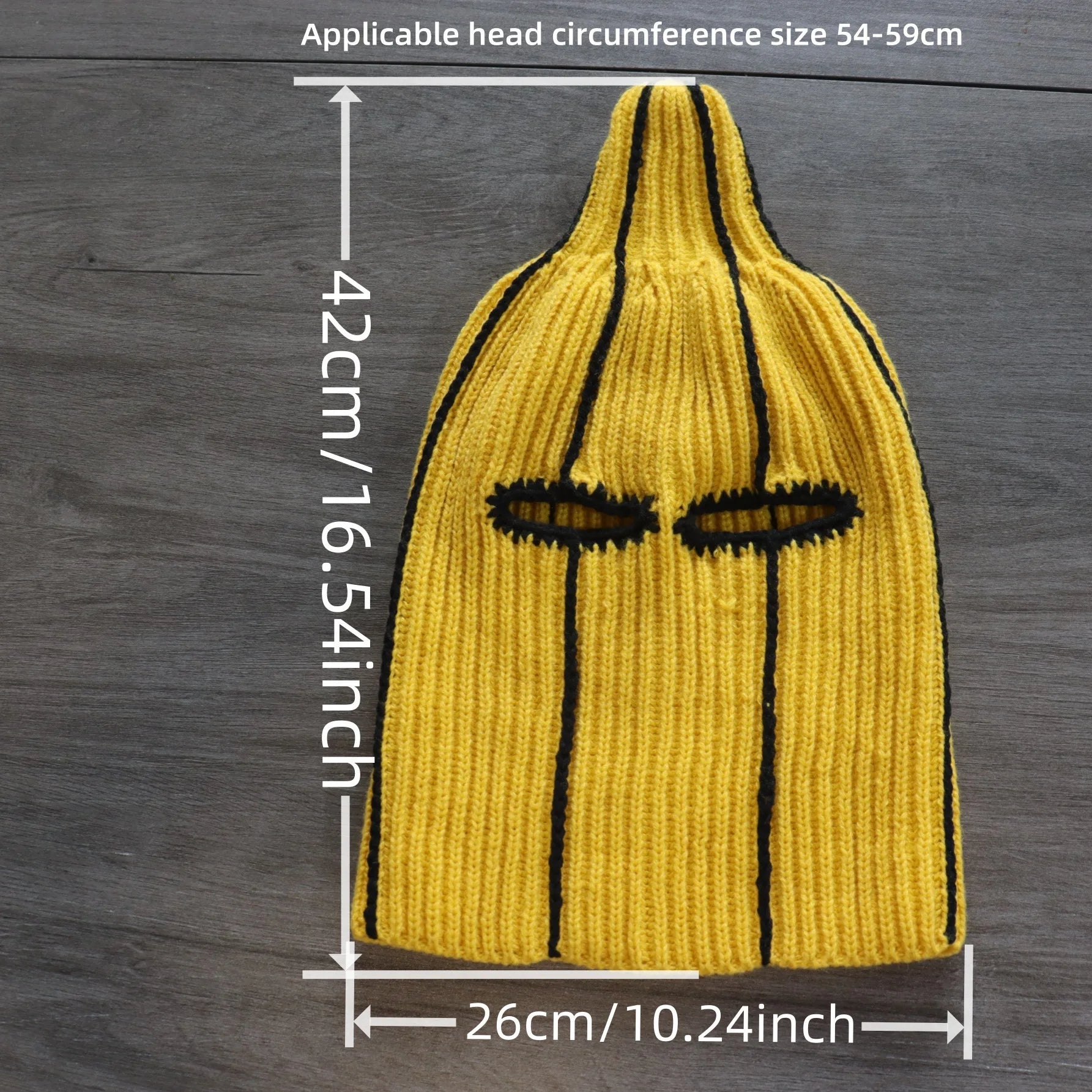 Banana Balaclava Knit Hat | Wearable Food Costume Headwear