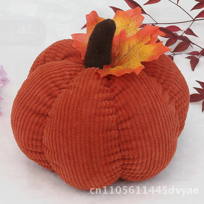 Thanksgiving Pumpkin Plush | Holiday Stuffed Gourd Décor