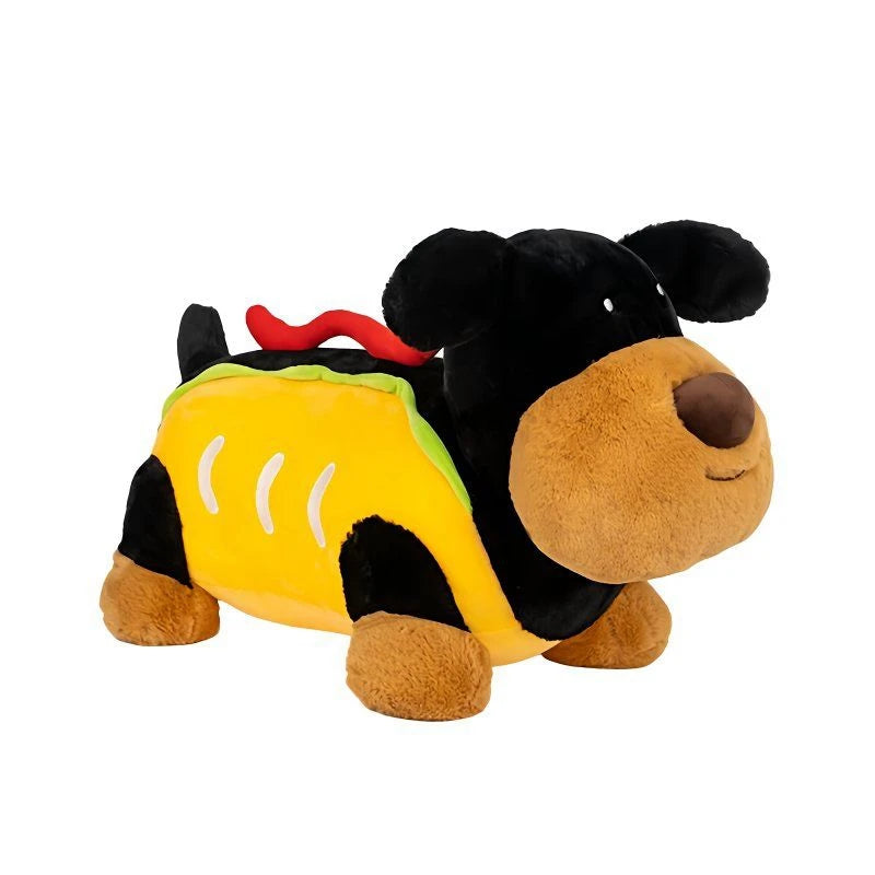 Perro de peluche como un hot dog, 12-22" | 30-55 centímetros