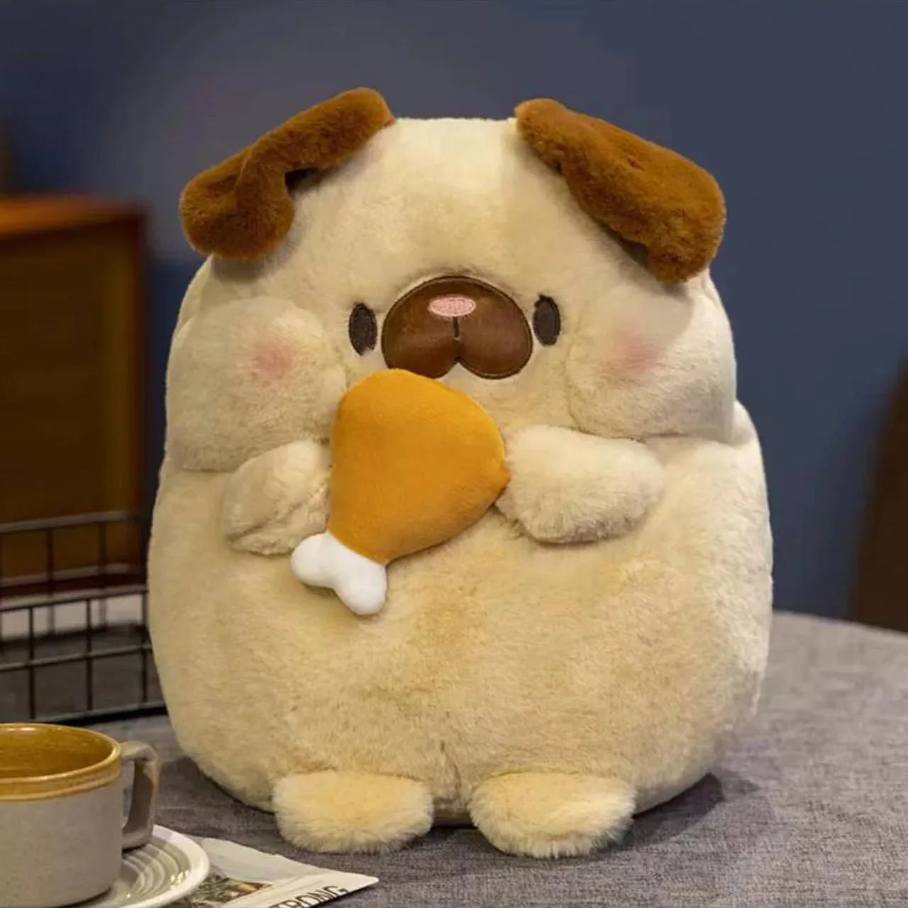 Cute Chubby Animal Plush Toy | Squishy Dog, Pig & Chick Stuffed Animals