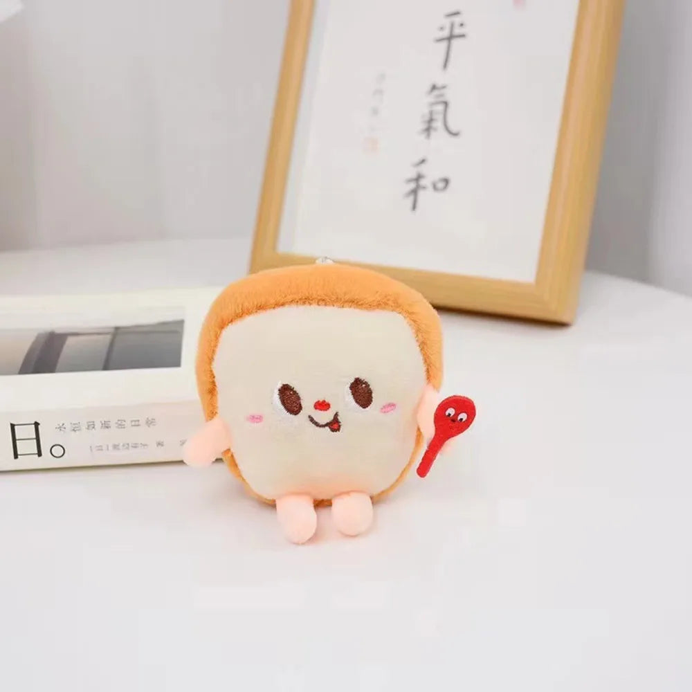 Plushie Cartoon Food Keychain, 20 Varieties