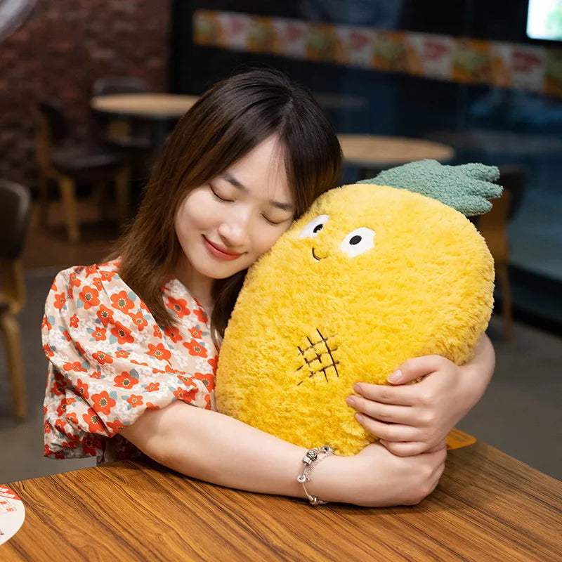 Plushie Fuzzy Fruit w/Optional Handwarmer, 5 Fruits, 14-18" | 36-45 cm