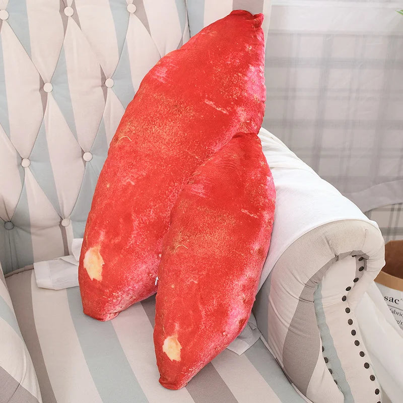 Plüsch große realistische Süßkartoffel, 1-2,6'' | 30-80 cm