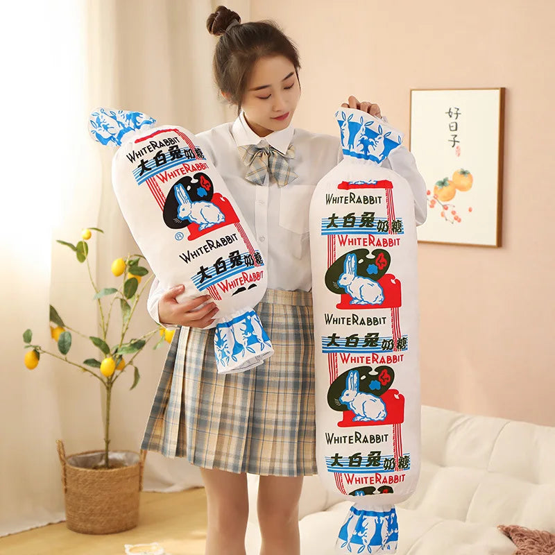 White Rabbit Candy Plush Toy, 20-31" | 50-80 cm