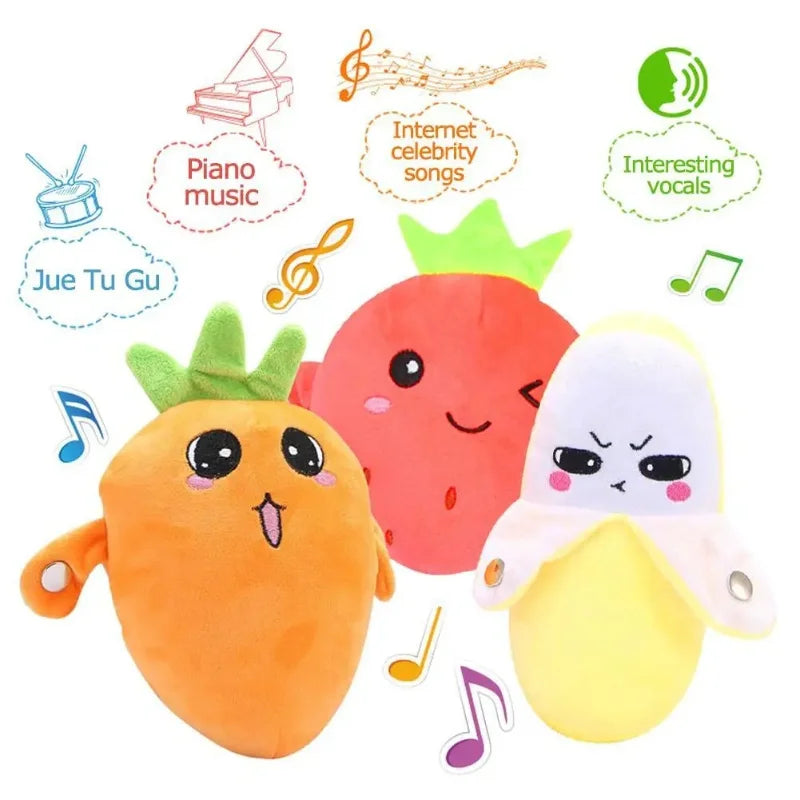Musical Banana Plush Toy | Singing Fruit Stuffed Animal with Sound