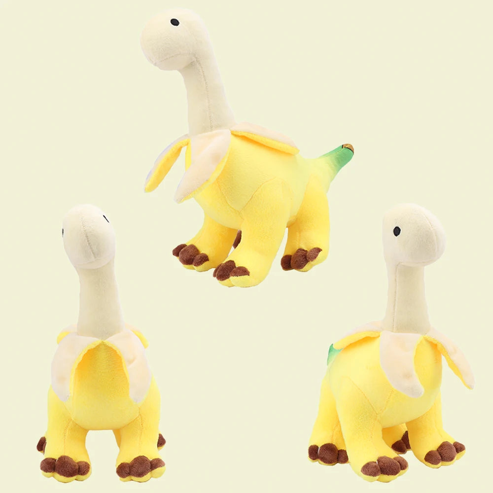 Bananen-Dinosaurier-Stofftier, 11" | 28 cm