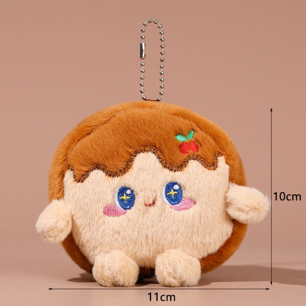 Plushie Cartoon Food Keychain, 20 Varieties