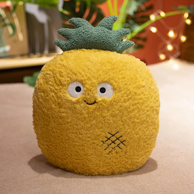 Plushie Fuzzy Fruit w/Optional Handwarmer, 5 Fruits, 14-18" | 36-45 cm