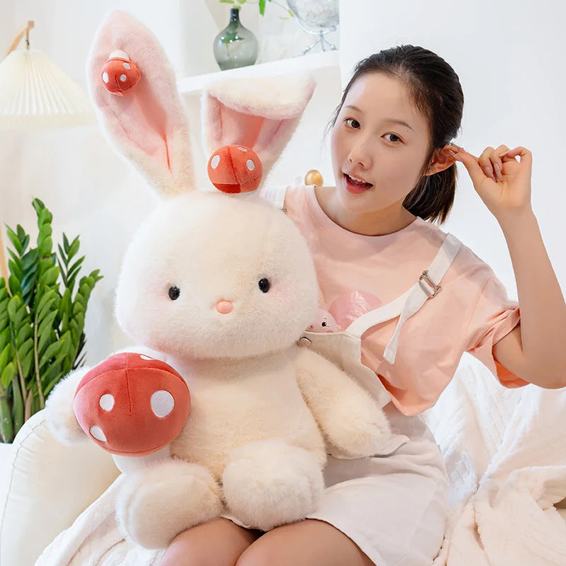 Peluches Lapin Champignon, 16-34" | 40-85 cm