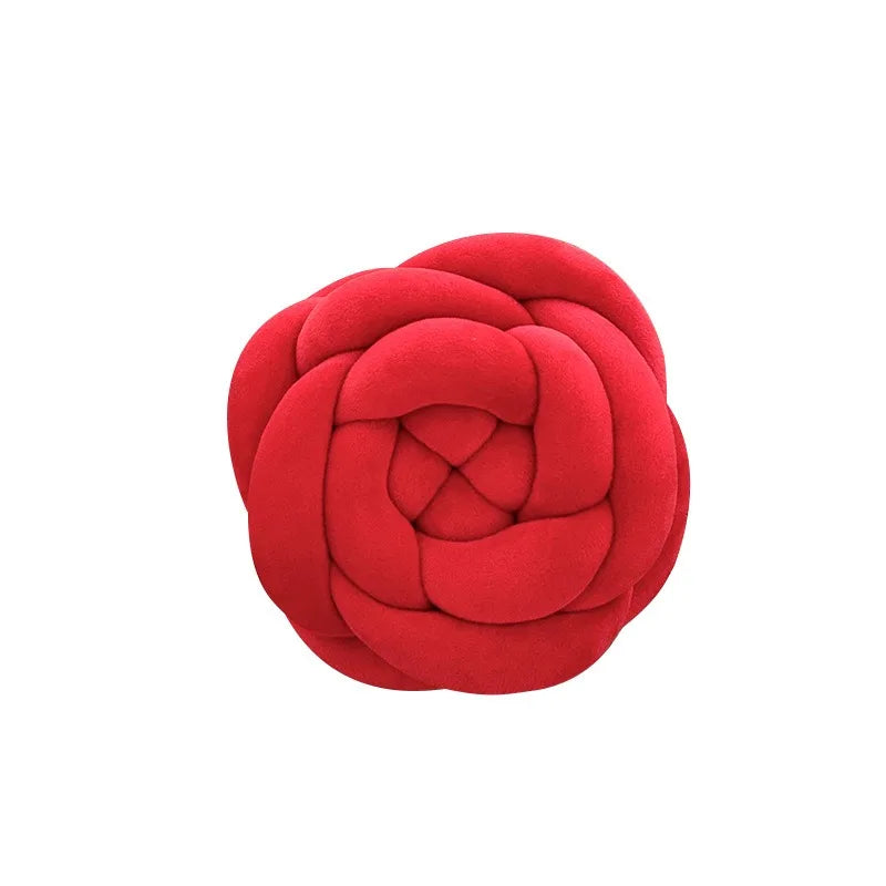 Rose Knot Plushie Throw Pillow, Seven Colors, 7-11" | 17-28 cm ๐น