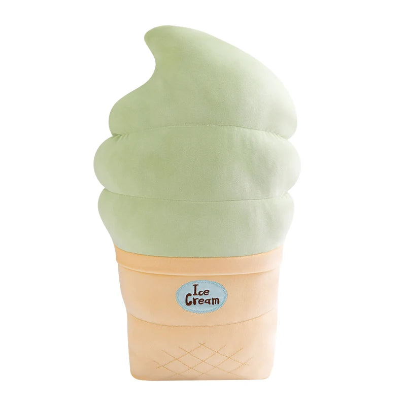 Plushie Soft Serve Ice Cream Cone, Three Flavors, 20" | 50 cm
