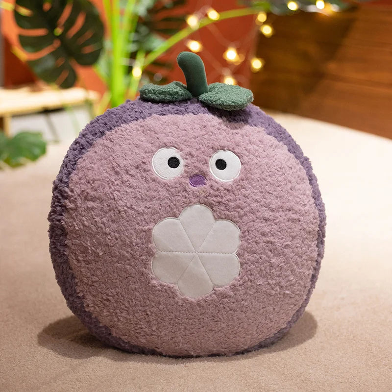 Plushie Fuzzy Fruit w/Optional Handwarmer, 5 Fruits, 14-18" | 36-45 cm