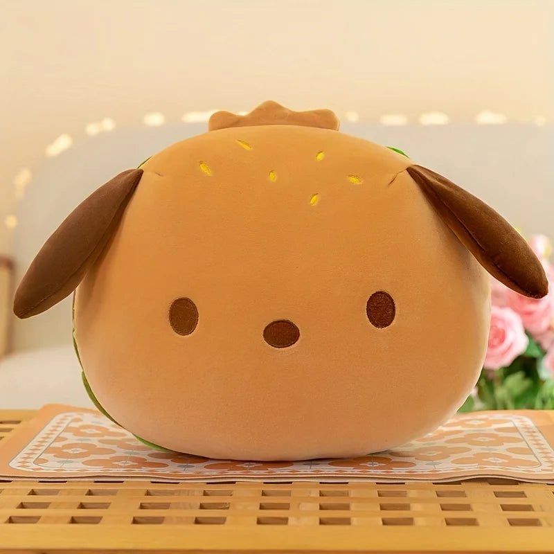 Plüsch-Hamburger-Hund, 33-40 cm | 33-40 cm