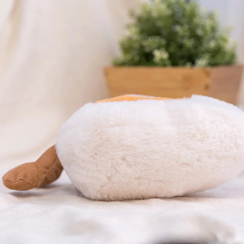 Cartoon Egg, Toast & Bread Plush Doll | Breakfast Food Stuffed Toy Set