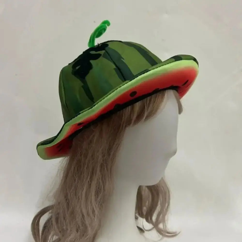 Watermelon Brim Sun Hat | Fruit Party Costume Cap