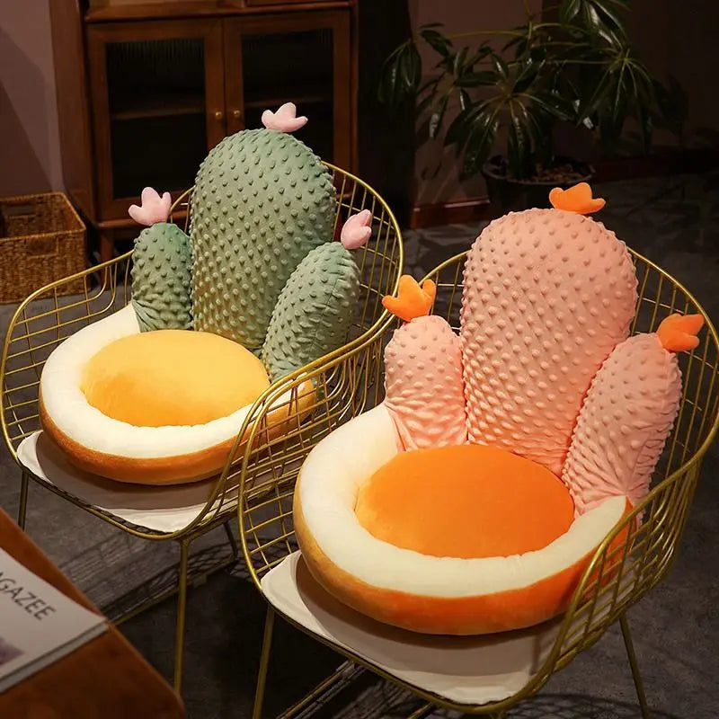 Cactus Children's Seat Cushion - Cozy and Soft