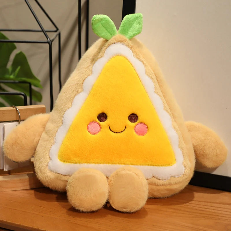 Kawaii Strawberry Cake Plush Toy | Cute Dessert Stuffed Animal