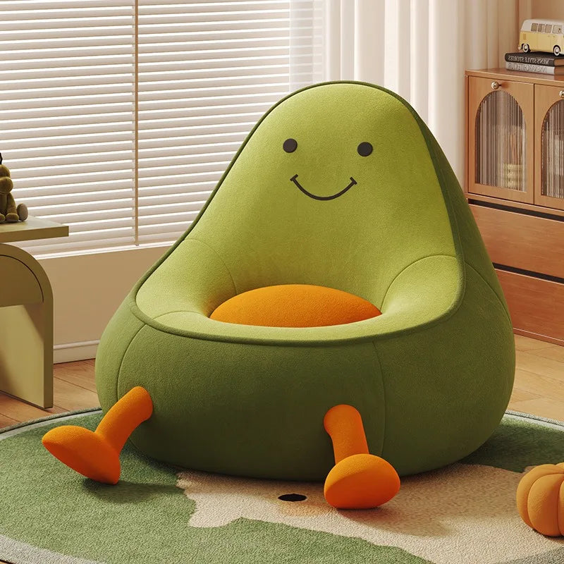 Kawaii Green Lazy Bean Bag Sofa Chair