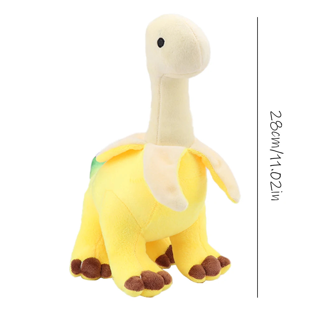 Bananen-Dinosaurier-Stofftier, 11" | 28 cm