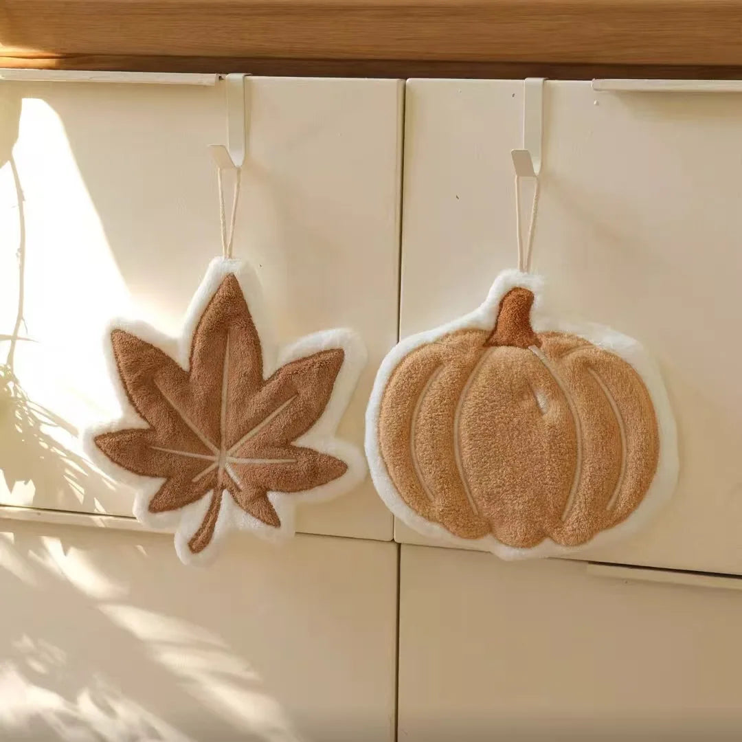 Hazelnut Peanut Absorbent Hand Towel | Food-Print Kitchen Towel