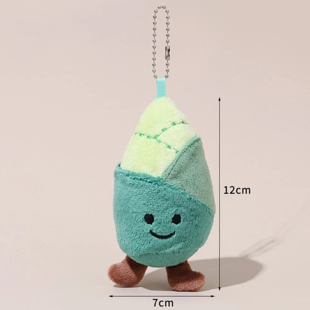 Plushie Cartoon Food Keychain, 20 Varieties