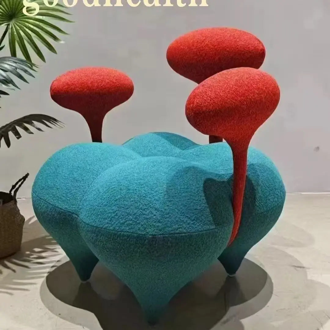 Mushroom-Inspired Small Sofa – Nordic Style Modern Mini Sofa