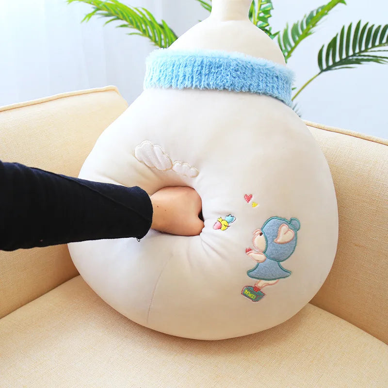 Creative Bottle Plush Pillow | Soft Drink-Shaped Cushion Toy