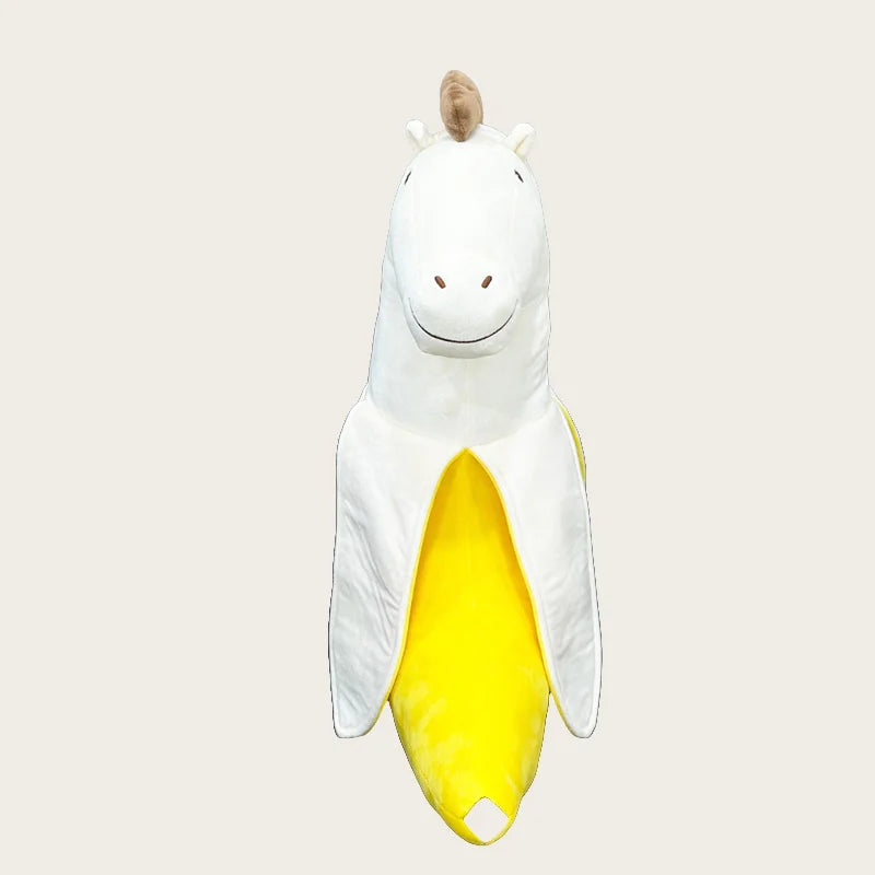 Banana Horse Plush Toy – Funny Stuffed Animal, 19" | 48 cm