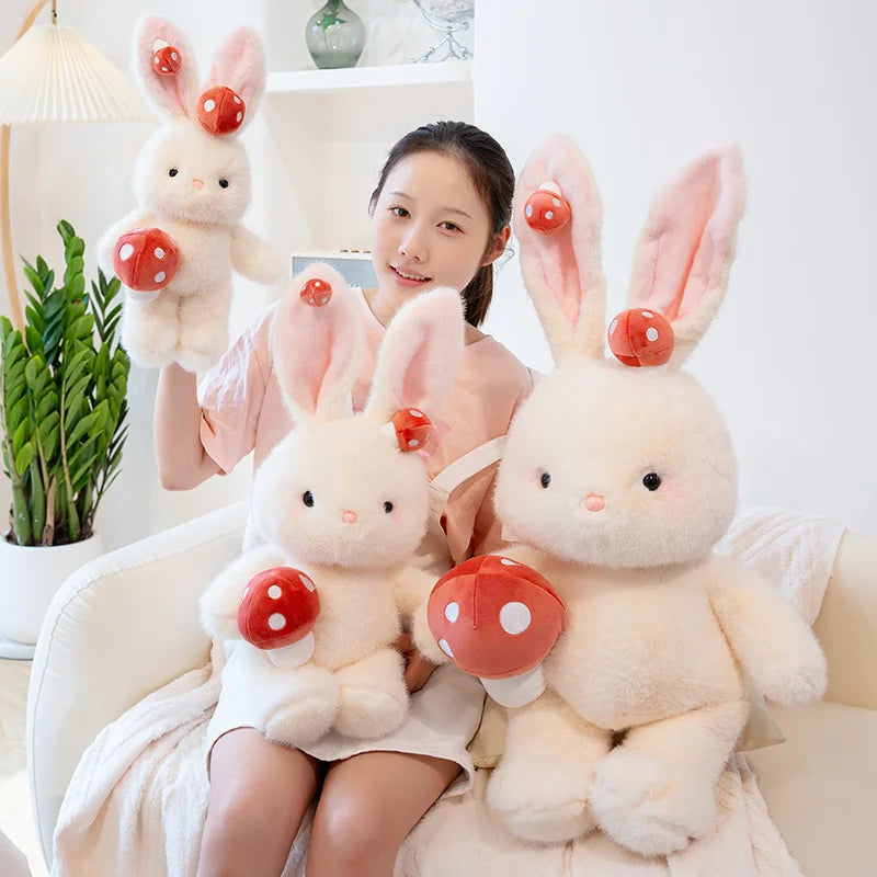 Peluches Lapin Champignon, 16-34" | 40-85 cm