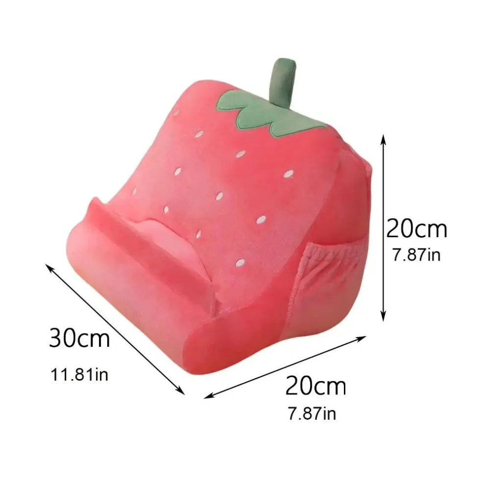 Support de téléphone/tablette en peluche dans quatre styles alimentaires, 12" | 30 cm
