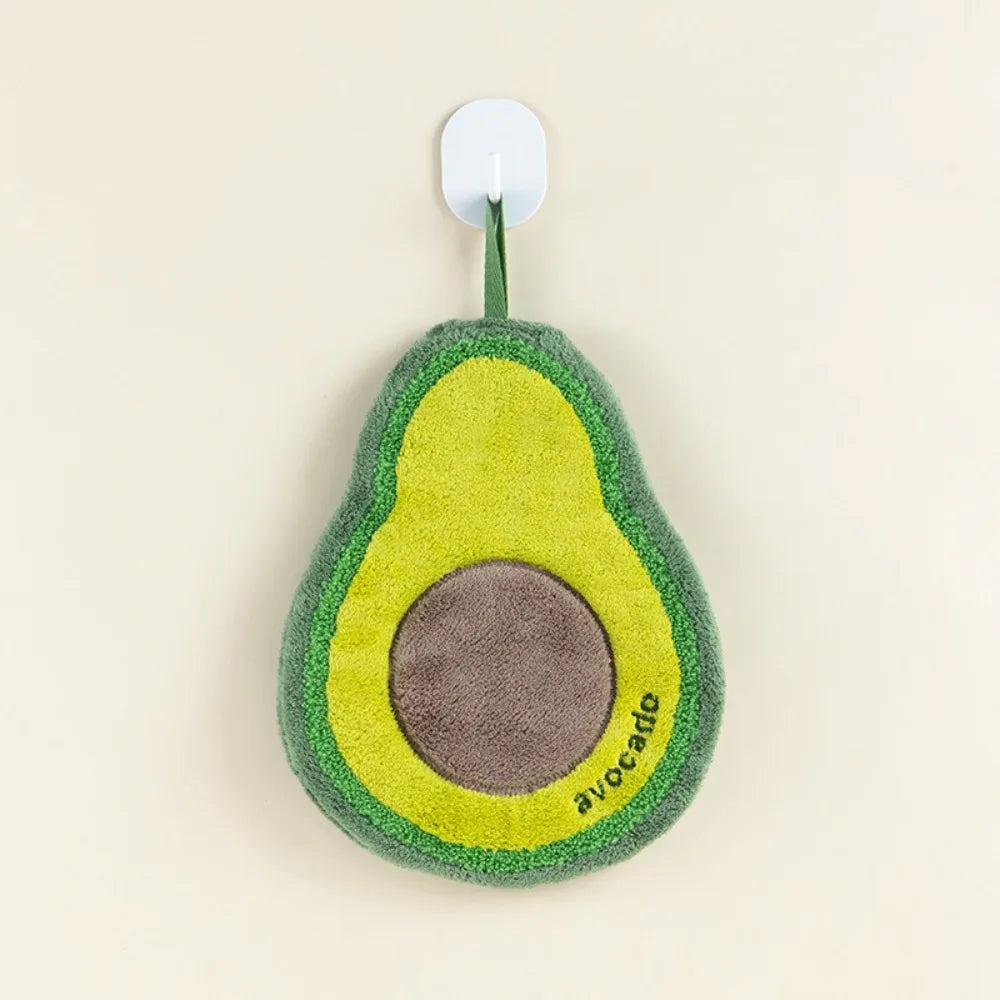 Cartoon Fruit Hand Towel | Soft Absorbent Bathroom & Kitchen Cloth