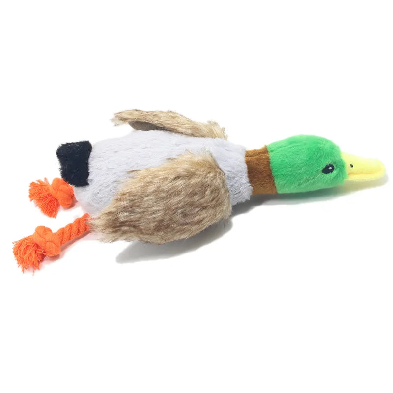 Jouet à mâcher en peluche canard colvert pour chien, 12-14" | 30-34 cm