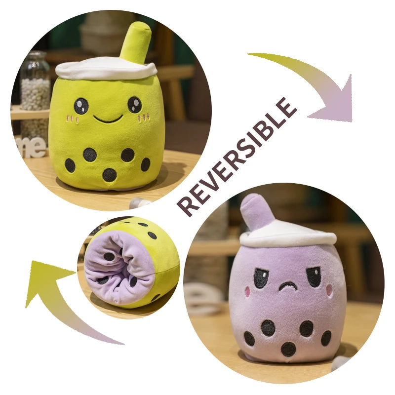 Plüsch Wendbares Boba Tee Spielzeug, 6-10" | 15-25 cm